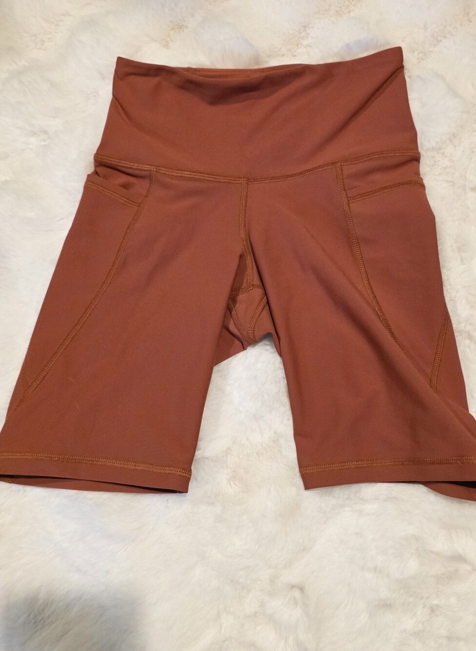 Old Navy High-Waist Rust Bike Shorts Sz Xs